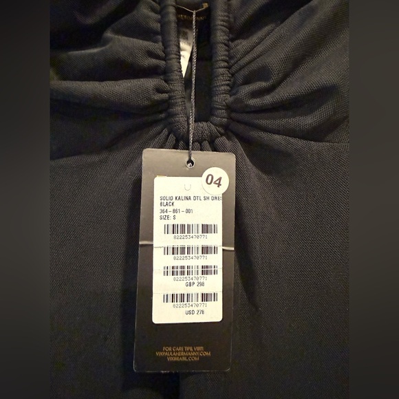 Vix Paula Hermanny Black Mini Dress - Picture 9 of 9